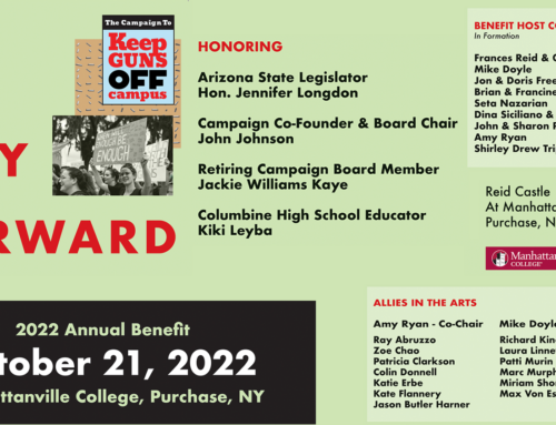 Meet The Honorees  – The Way Forward – The Campaign’s Annual Benefit – Fri. Oct. 21, 6-9pm